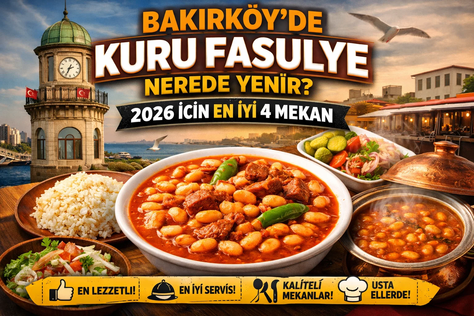 Bakırköy’de Kuru Fasulye Nerede Yenir? 2026 için En İyi 4 Mekan