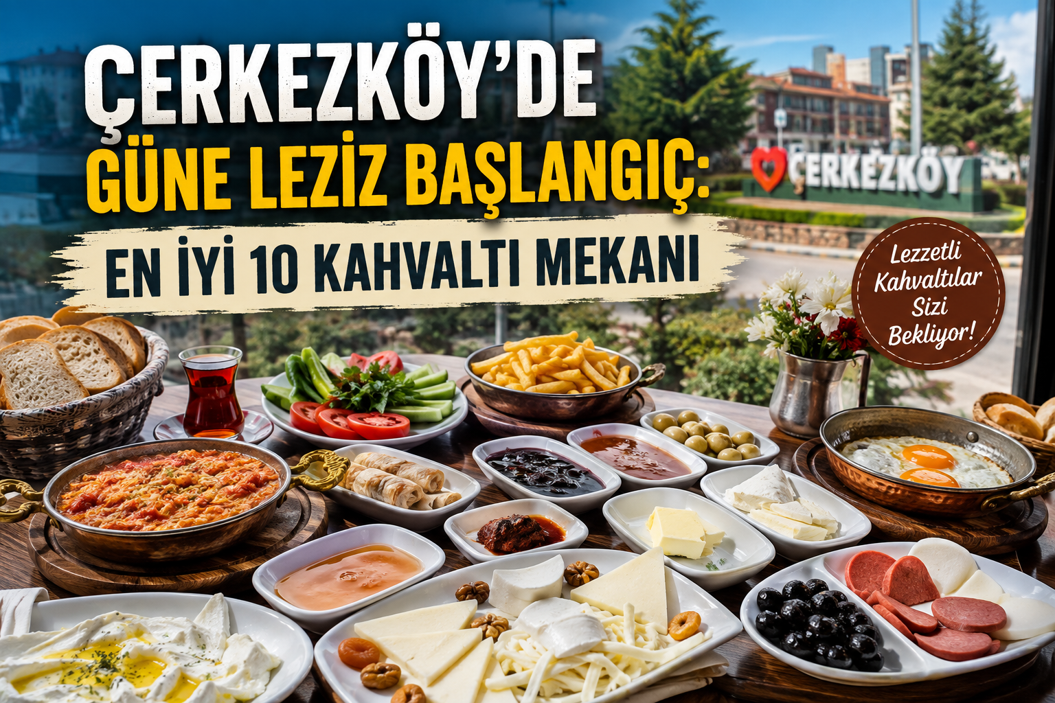Çerkezköy’de Güne Leziz Başlangıç: En İyi 10 Kahvaltı Mekanı